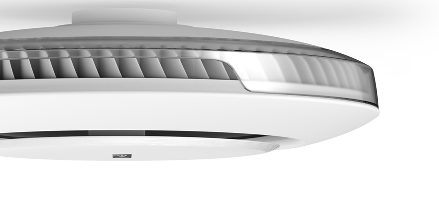 LED ceiling lights integrated air purifier